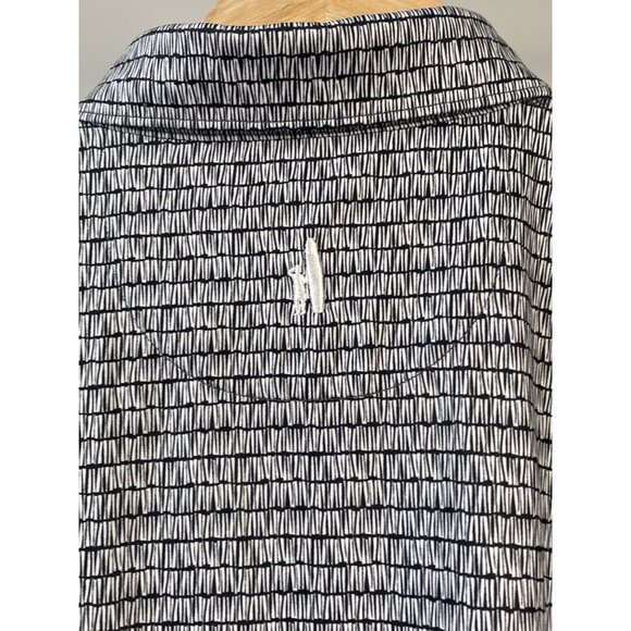 Johnnie O Millard Golf Polo Men’s Medium Heather Black Stretch Performance - Picture 6 of 16